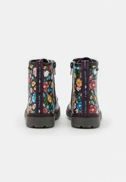 TOM TAILOR Lace-up Ankle Boots - Black/multi-coloured -TOM TAILOR online store ffa91b2b47eb439d9cd9987076d98710